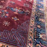 Tapis ancien chinois fait main 280x377 cm