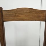 1950s Beech Dining Chairs with Geometric Seat