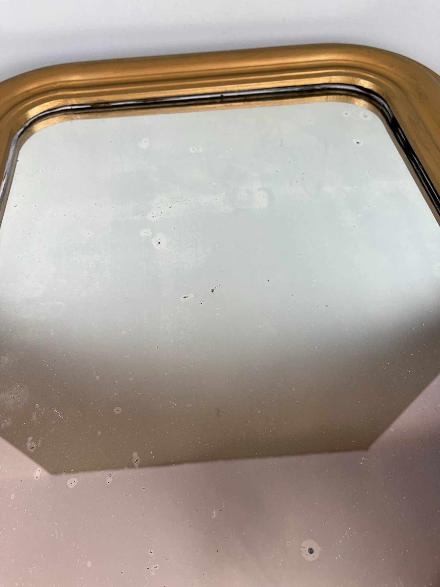Miroir doré ancien fin XIX ème