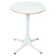 White George Nelson Pedestal Coffee Side Table for Herman Miller, USA, 1960s