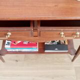 Console trolley style Directoire in mahogany