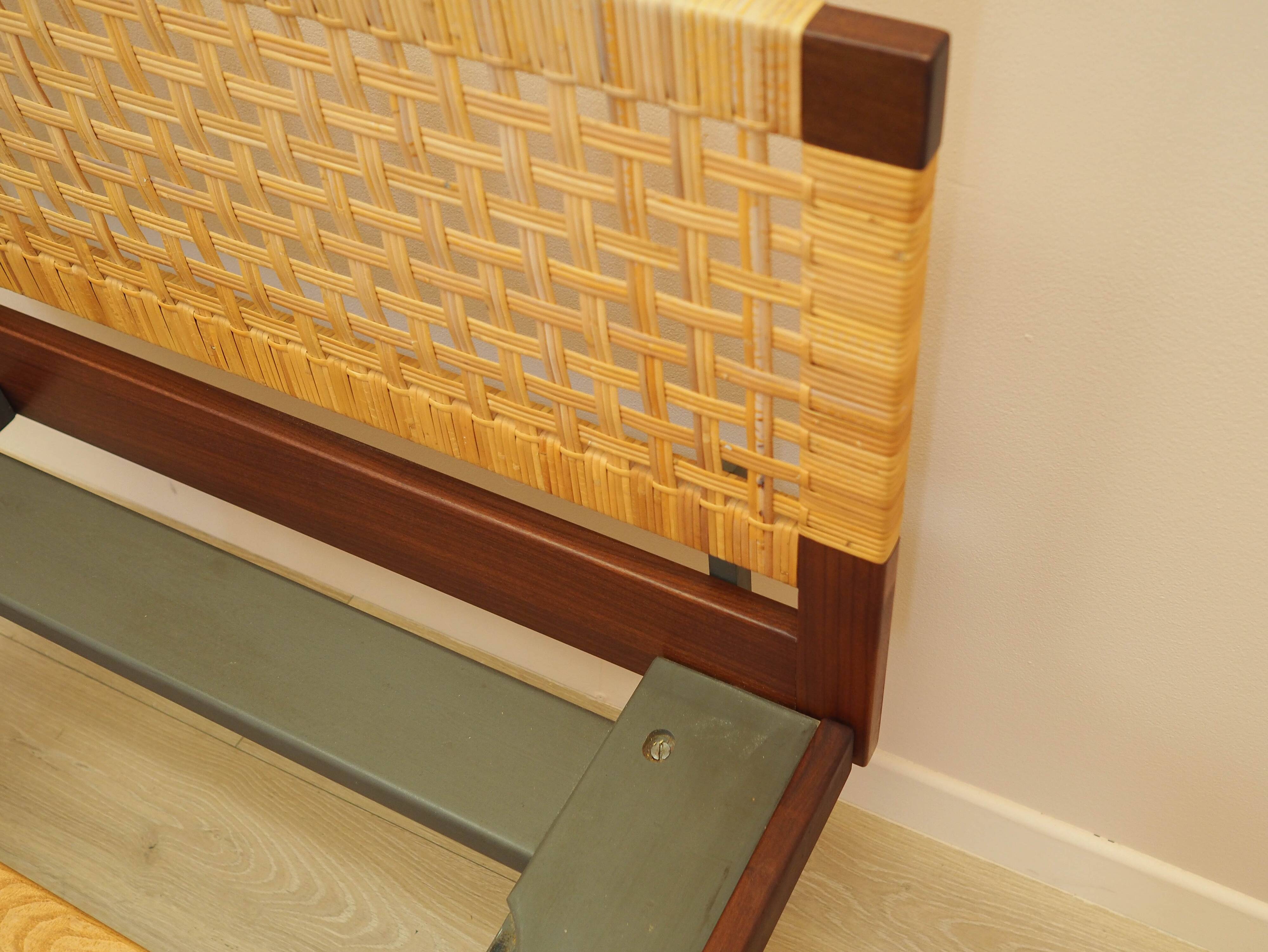 Teak bed, Danish design, 1960s, designer: Hans J. Wegner, manufacturer: Get