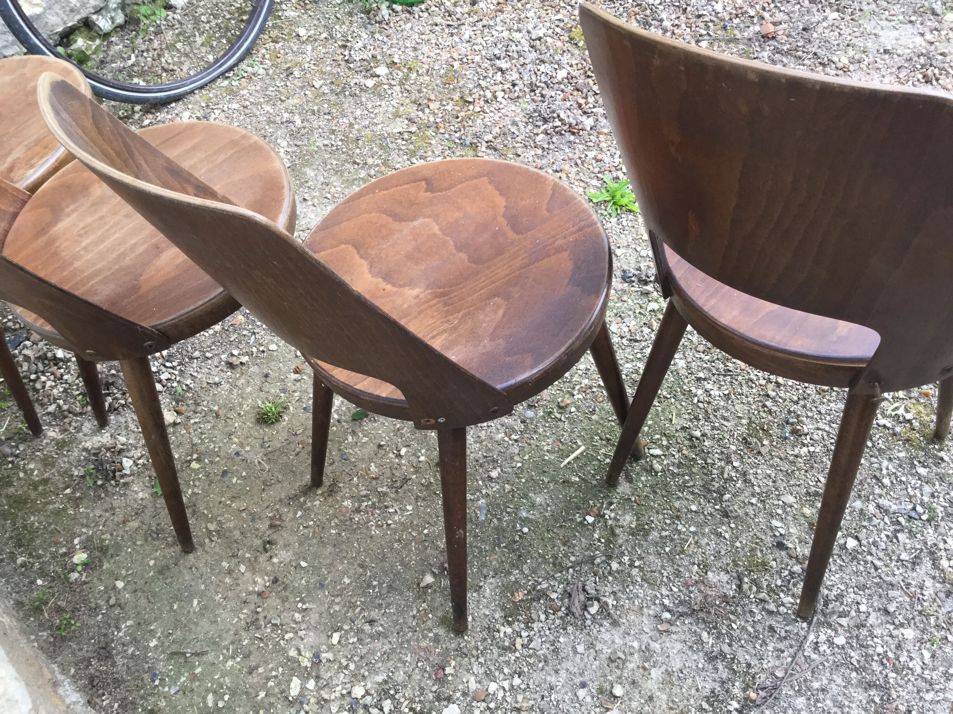 Set of four chairs Baumann Mondor