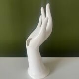 White soliflore hand