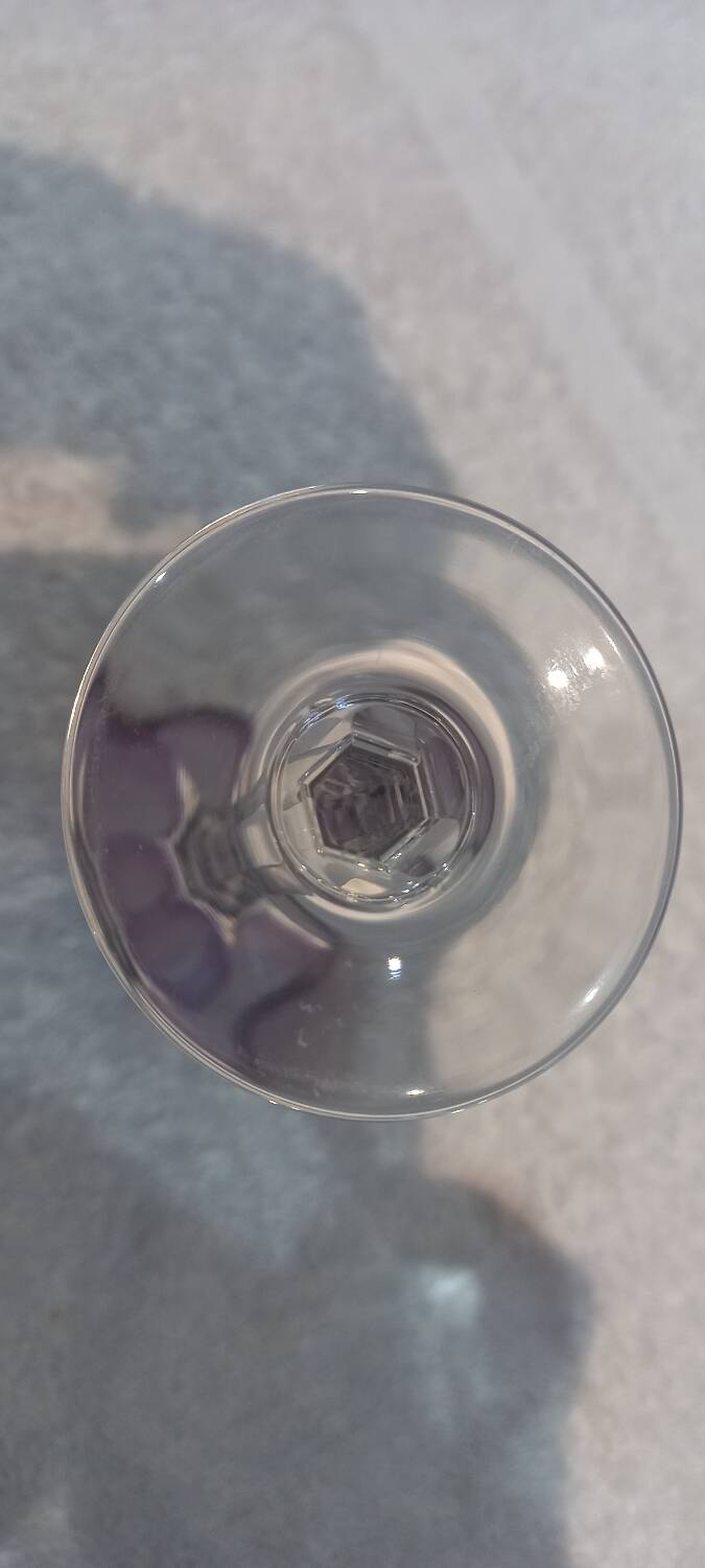 Baccarat Genove Amethyst Crystal Vodka Shot Glass