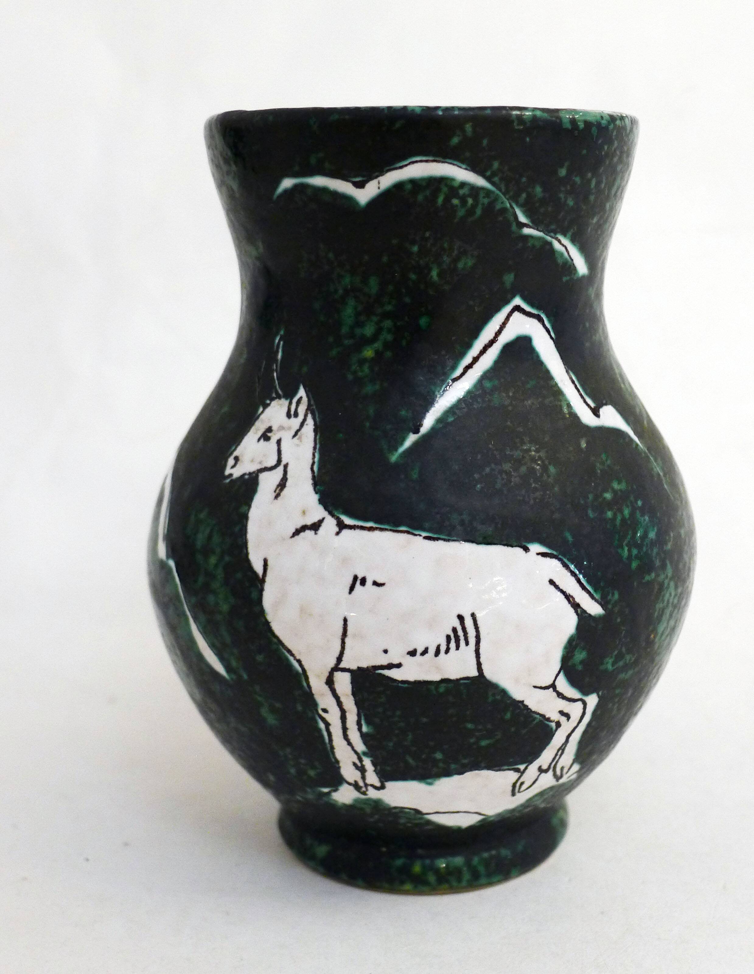 Chamois midcentury matte vase