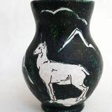 Chamois midcentury matte vase