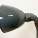 Industrial Grey Enamel Gooseneck Desk Lamp from Siemens, 1950s