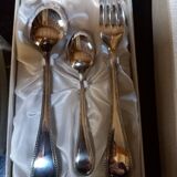 Box of 3 new silver cutlery