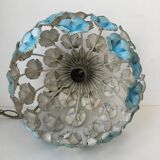 Vintage metal ball chandelier