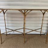 Console 90s - Metal and glass