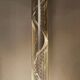 Postmodern tubular floor lamp "Tall Spiral No.5" by Thierry Vide 1999