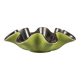 Bowl / centrepiece in green anise and black, Saint-Clément ceramic – Letalle