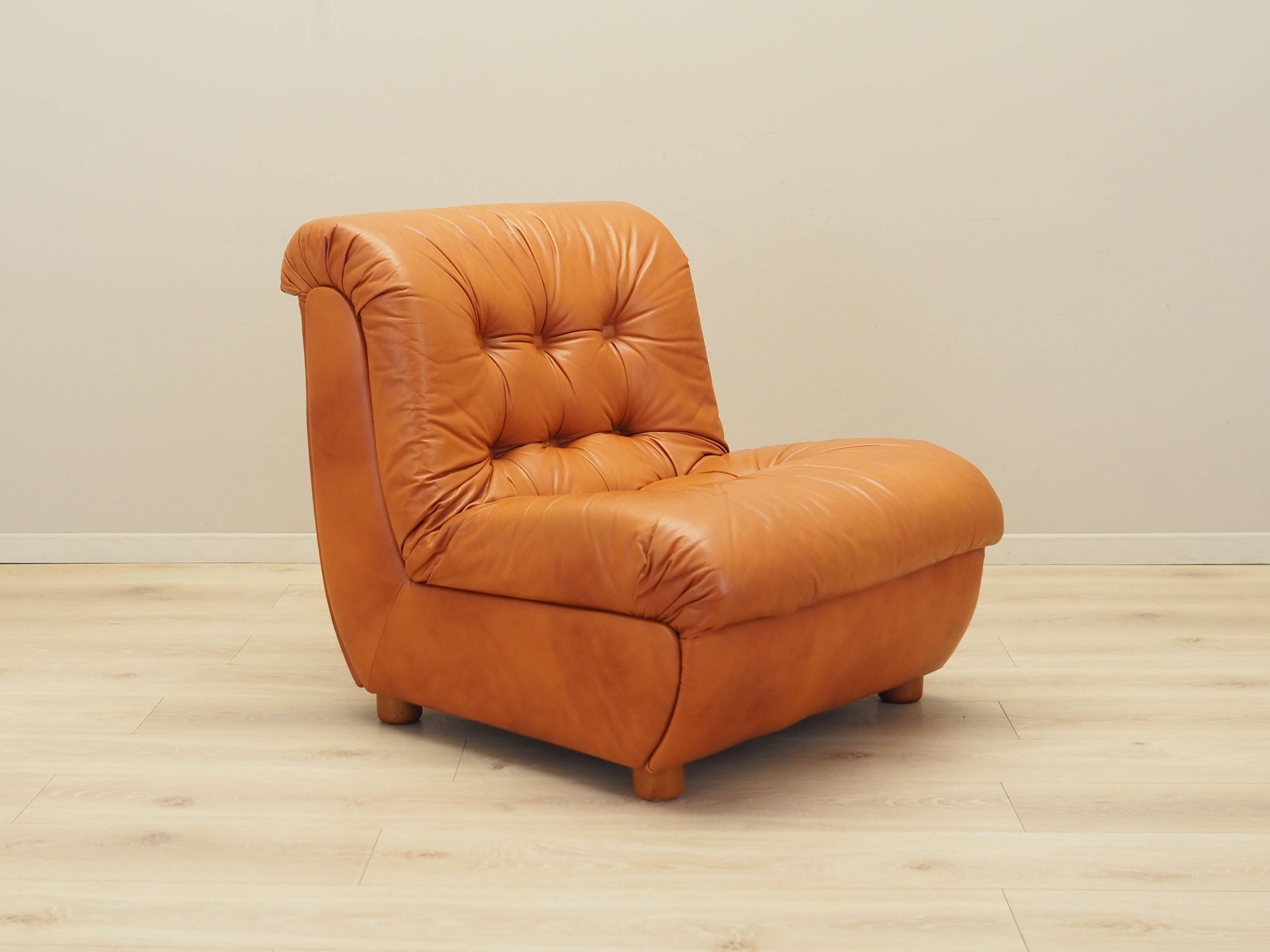Red armchair, Italian design, 1970s, production: Italy