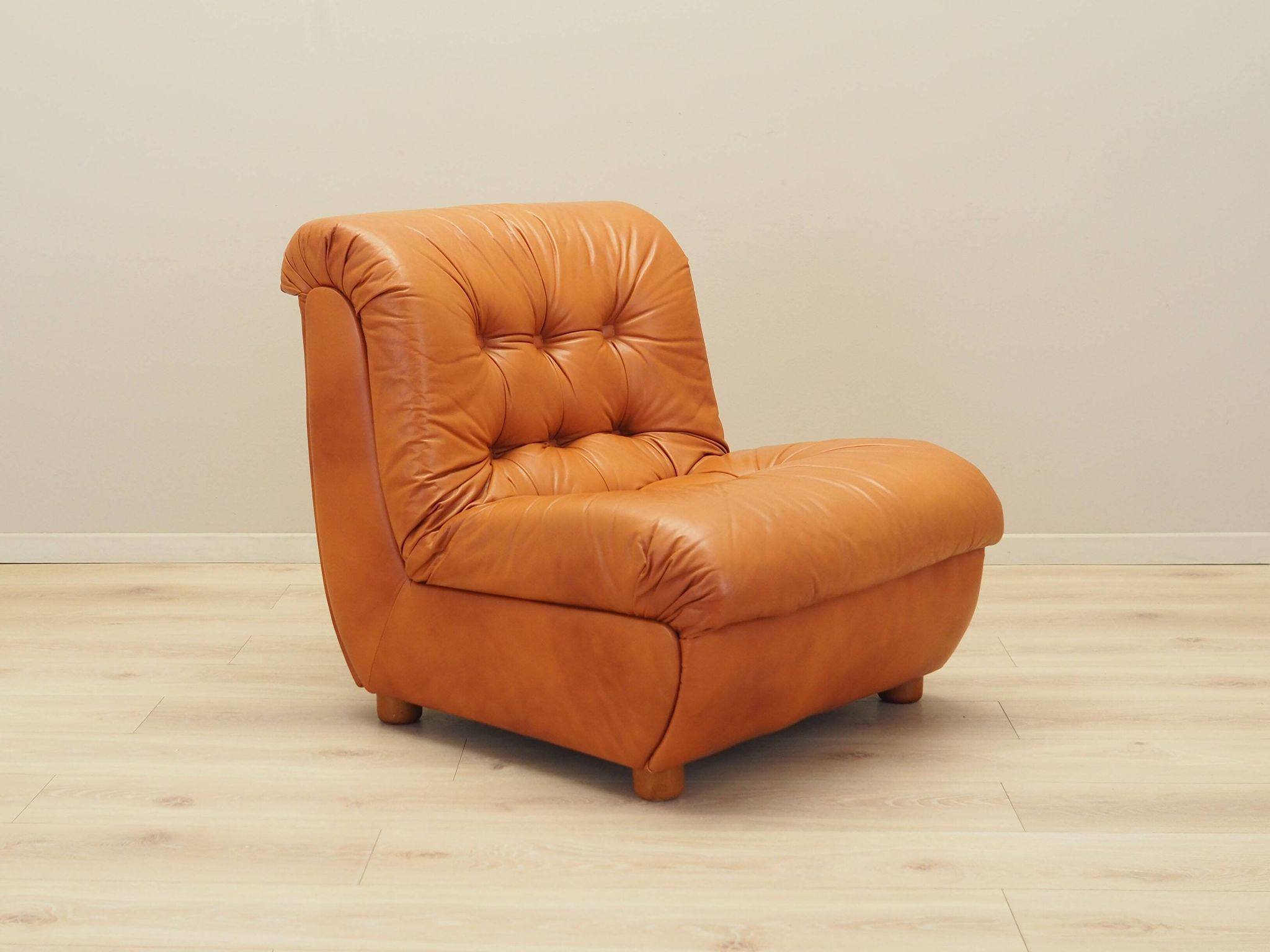 Red armchair, Italian design, 1970s, production: Italy