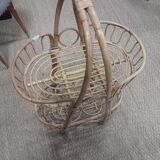 Rattan trolley