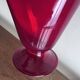 Vase éventail Empoli rouge 1950 XL