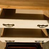 Solid wood desk