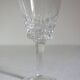 8 vintage Vannes crystal wine glasses