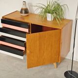 U 458 pink and grey sideboard by Jiri Jiroutek for Interier Praha 1960