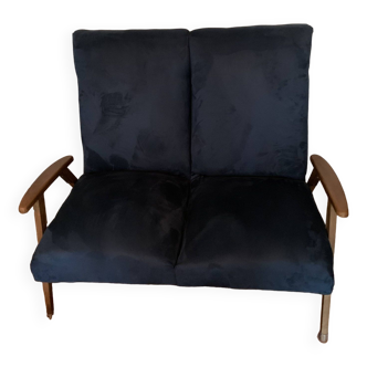 Scandinavian two-seater armchair