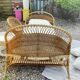 Vintage seventies rattan children's basket.