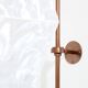 Pair of large patinated metal wall sconces by Mattia Bonetti 2009