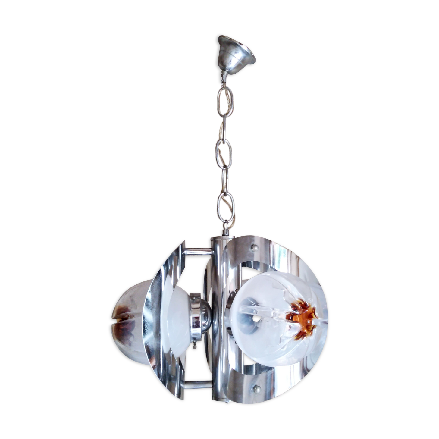 chandelier Mazzega pir Murano 1970
