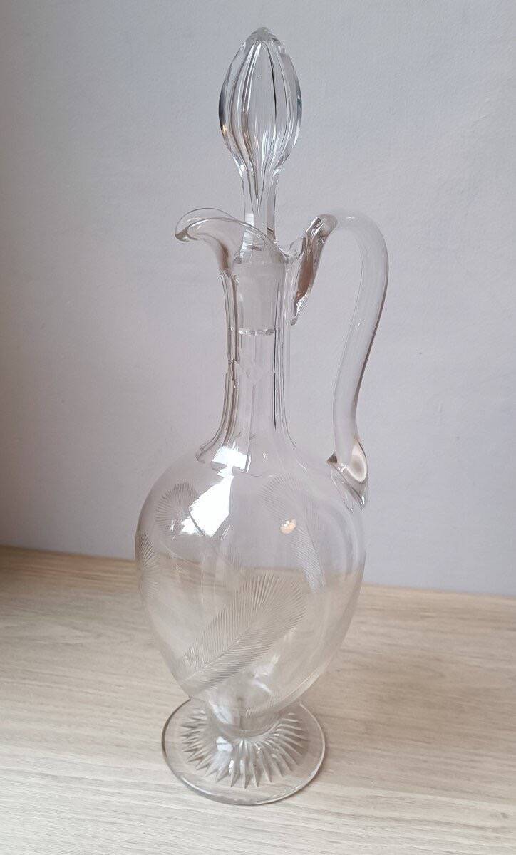 Carafe à Décanter- Cristal taillé- Saint-Louis - Vers 1950
