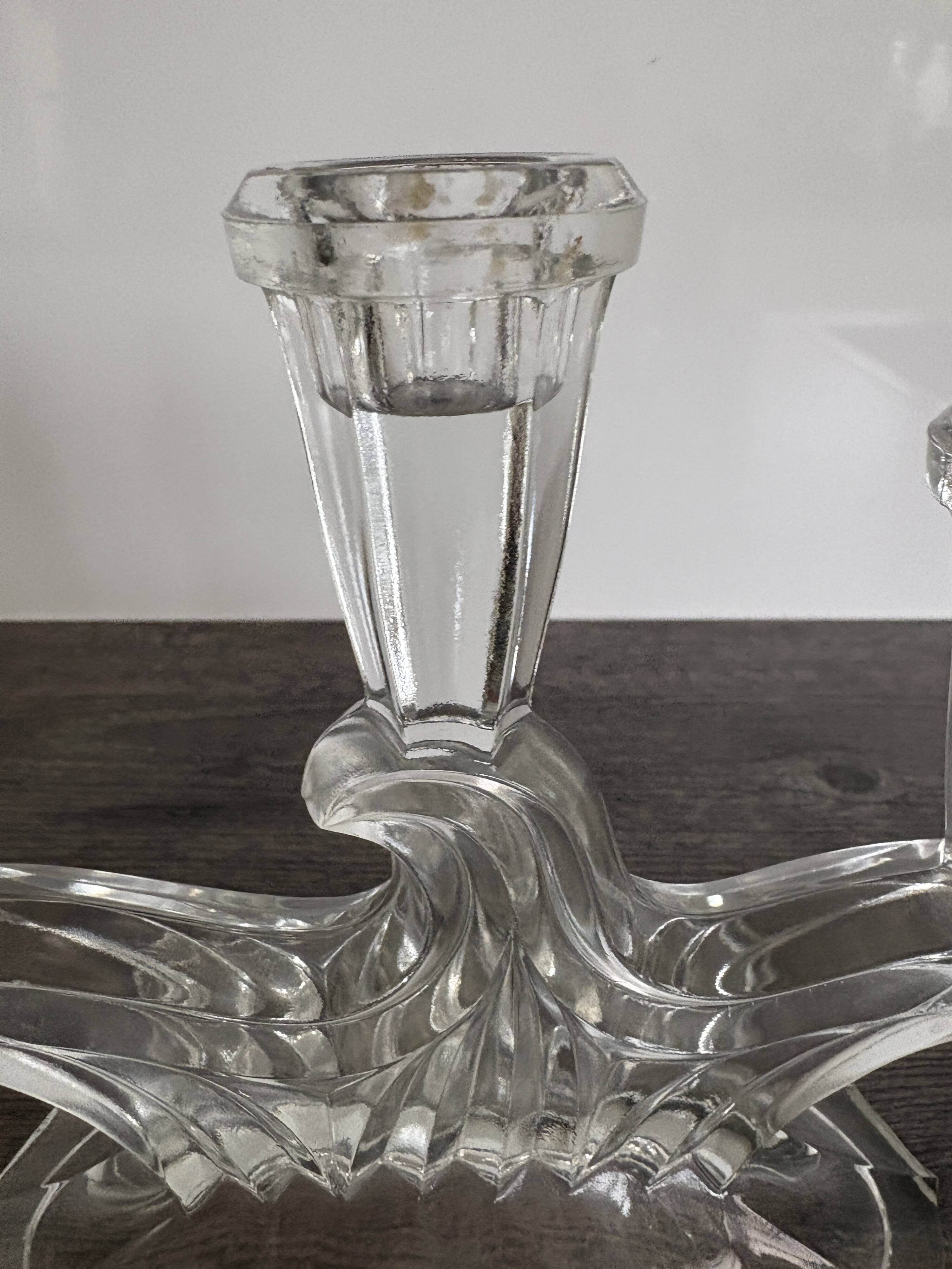 Art Deco candle holder