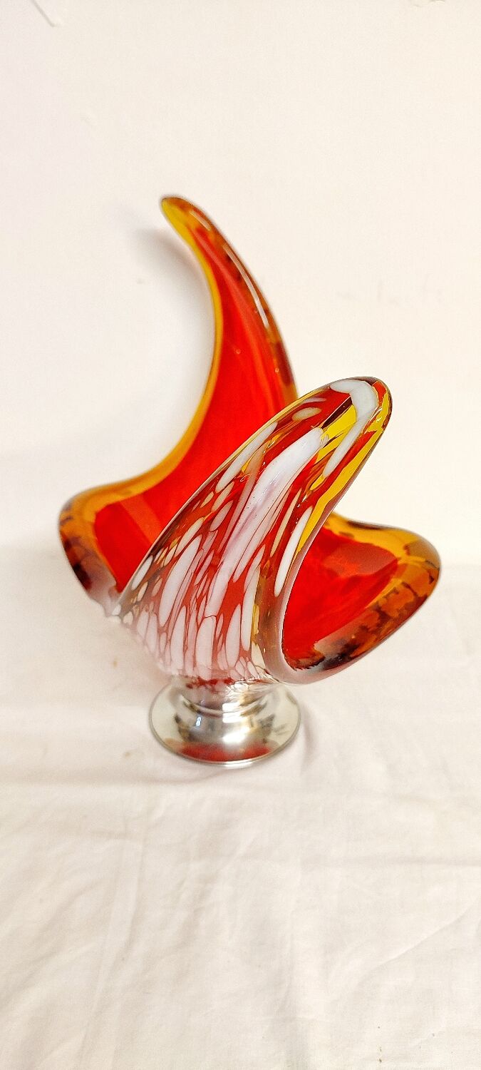 Murano glass centerpiece. Italy 1970s.