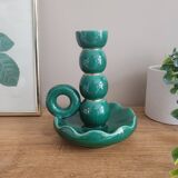La Redoute x Selency ceramic candle holder 06 green