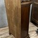 Superb Renaissance Style bookcase display case in carved walnut and oak circa 1850