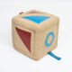 Jouet thérapeutique vintage Cube par Renate Müller pour H. Josef Leven, Sonneberg, années 1960