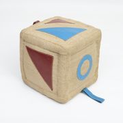 Vintage cube therapeutic toy by Renate Müller for H. Josef Leven, Sonneberg, 1960s