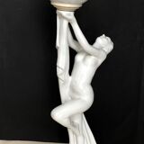 Art deco earthenware lamp