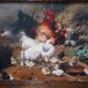 6 oleograph painting Brokkpace Cows Hens Pigs