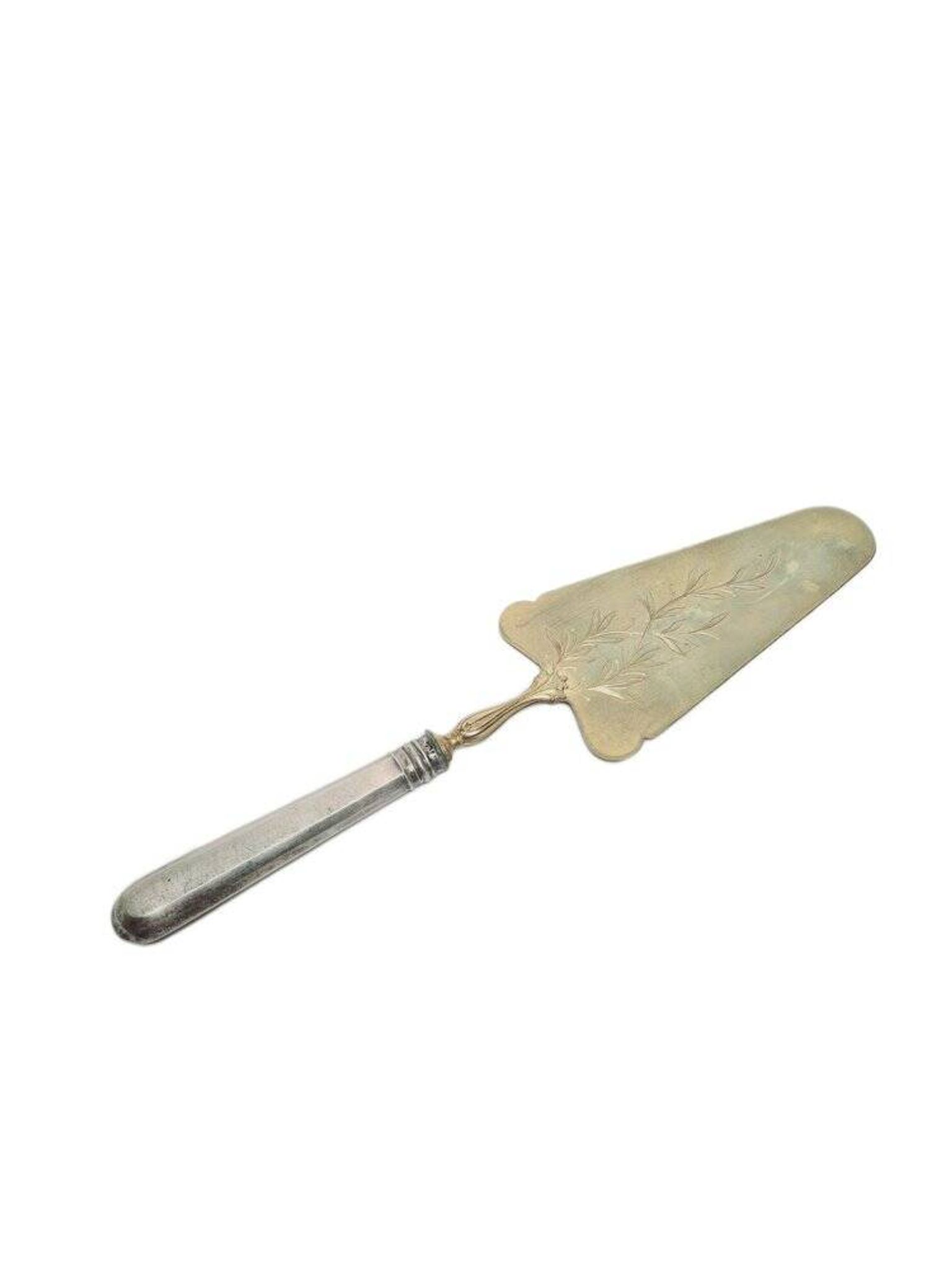 Pelle à gâteau en argent plaqué, années 1900