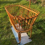 Rattan bed cradle