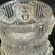Candy pot in molded crystal St Louis Bacchus