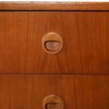 Scandinavian teak bedside table
