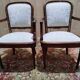Suite de 8 chaises et paire de fauteuils Louis XVI