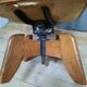 Vintage rotating burreau armchair