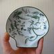 LIMOGES "Parsifal" 2 empty shell-shaped bowls decorated with birds Bernardaud & Co.