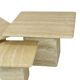 Set of 3 Vintage Travertine Nest Tables Coffee Tables Italy 1970s Design Side Table