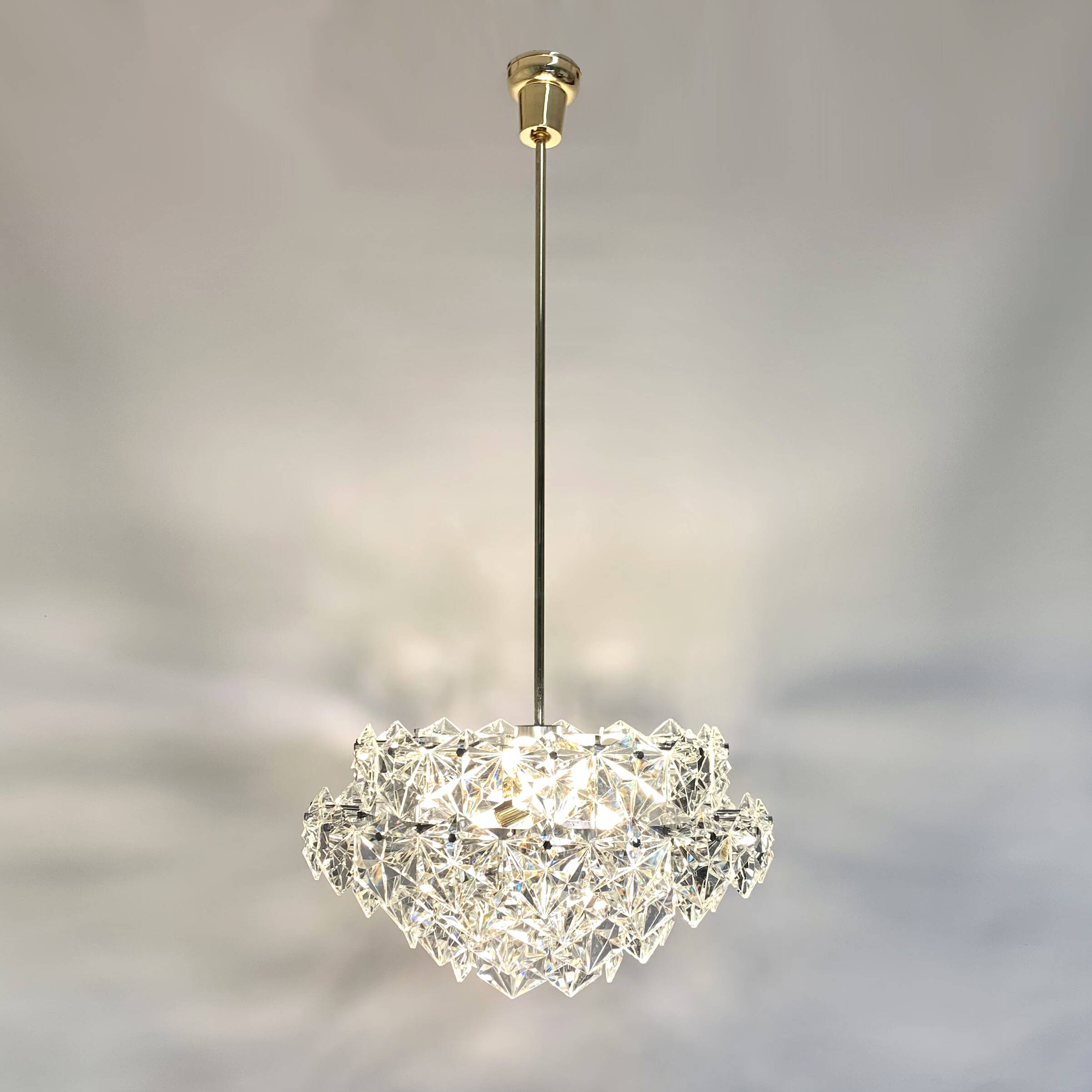 Kinkeldey 5-tier chandelier, 1960s