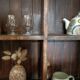 Patinated wall cabinet 2 doors