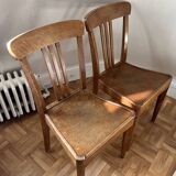 Pair of bistro chairs