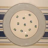 Plat terre de fer Digoin Sarreguemines