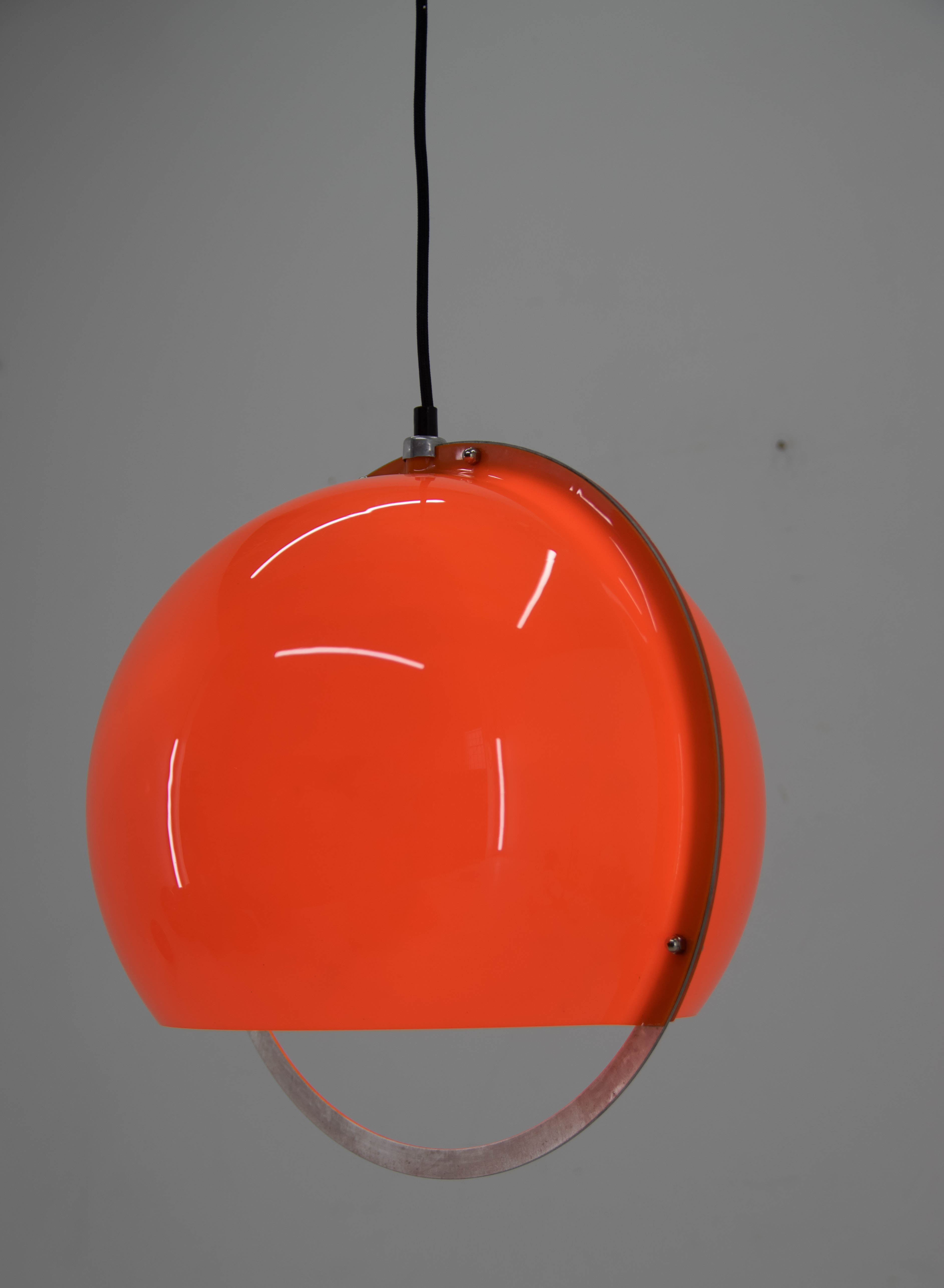Space age plastic pendant, italy, 1960s